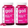imageGoli Womens Multi Gummies  Complete Daily Multivitamin with All 13 Essential Vitamins Biotin Zinc  Supports Hair Skin Nails Immune System  Vegan NonGMO  60 Count 2 Pack