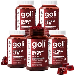 Goli World’s First Renew NAD+, 60 Count – Nicotinamide Riboside (NR) – Cellular Energy & Healthy Aging Support – Vegan, Non-GMO, Gelatin-Free Liquid-Center Gummies(300 Count)