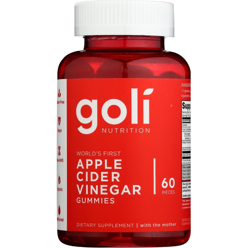 image:imageGoli Nutrition Gummies Apple Cider Vinegar 60 Count
